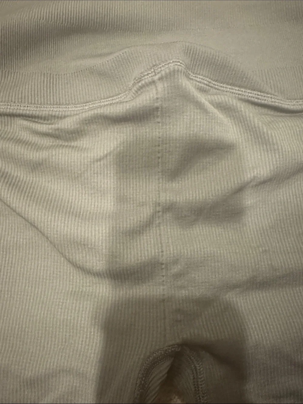 ALO Yoga Olive Green Ribbed Bike Shorts